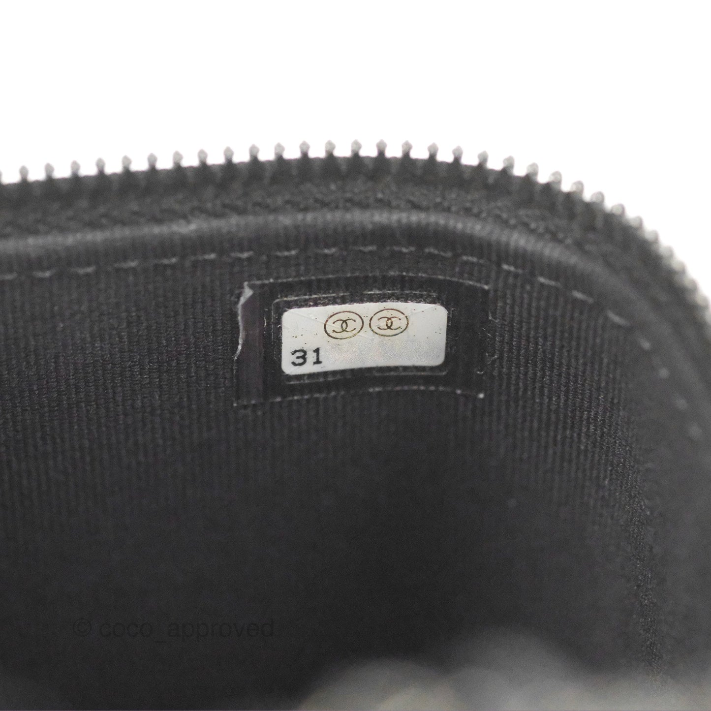 Chanel Mini Vanity with Classic Chain Black Velvet Black Hardware