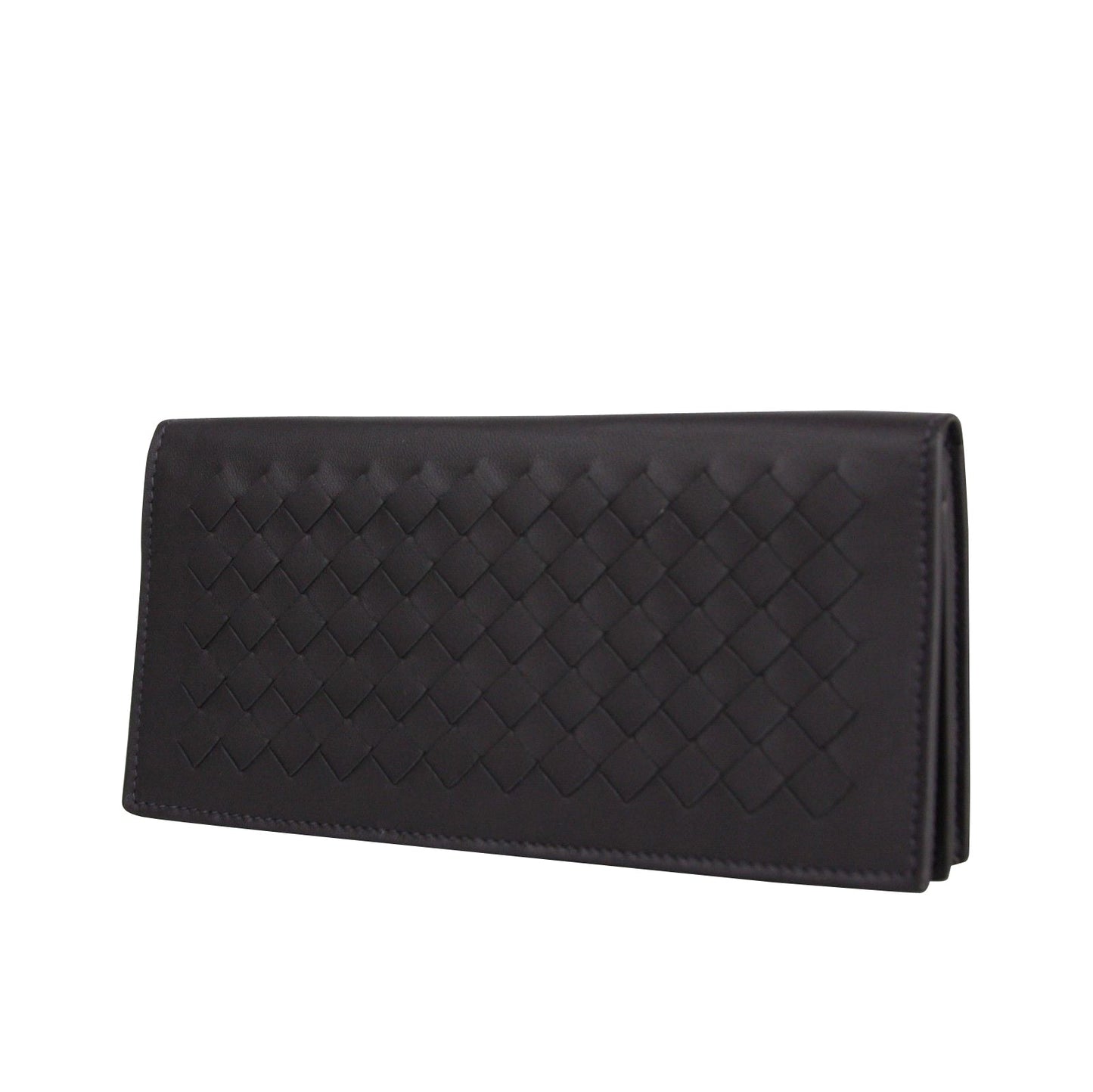 Luxury Bottega Veneta Men's Intercciaco Long Bifold Leather Wallet
