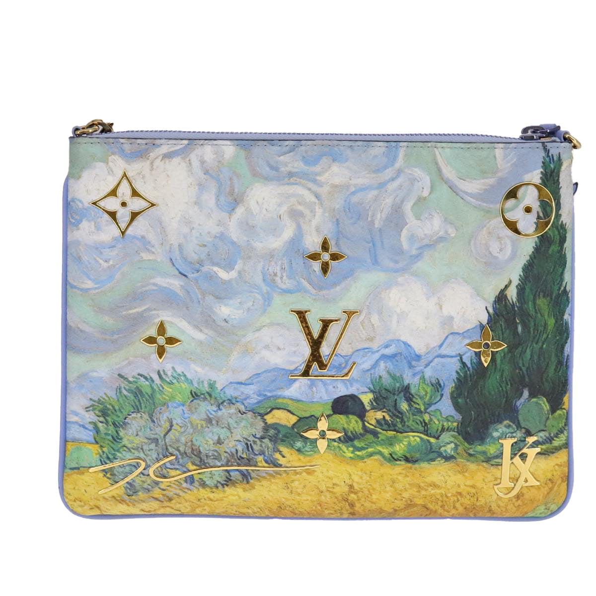 LOUIS VUITTON Masters Collection Pochette Pla Van Gogh Pouch M64620 108116S
