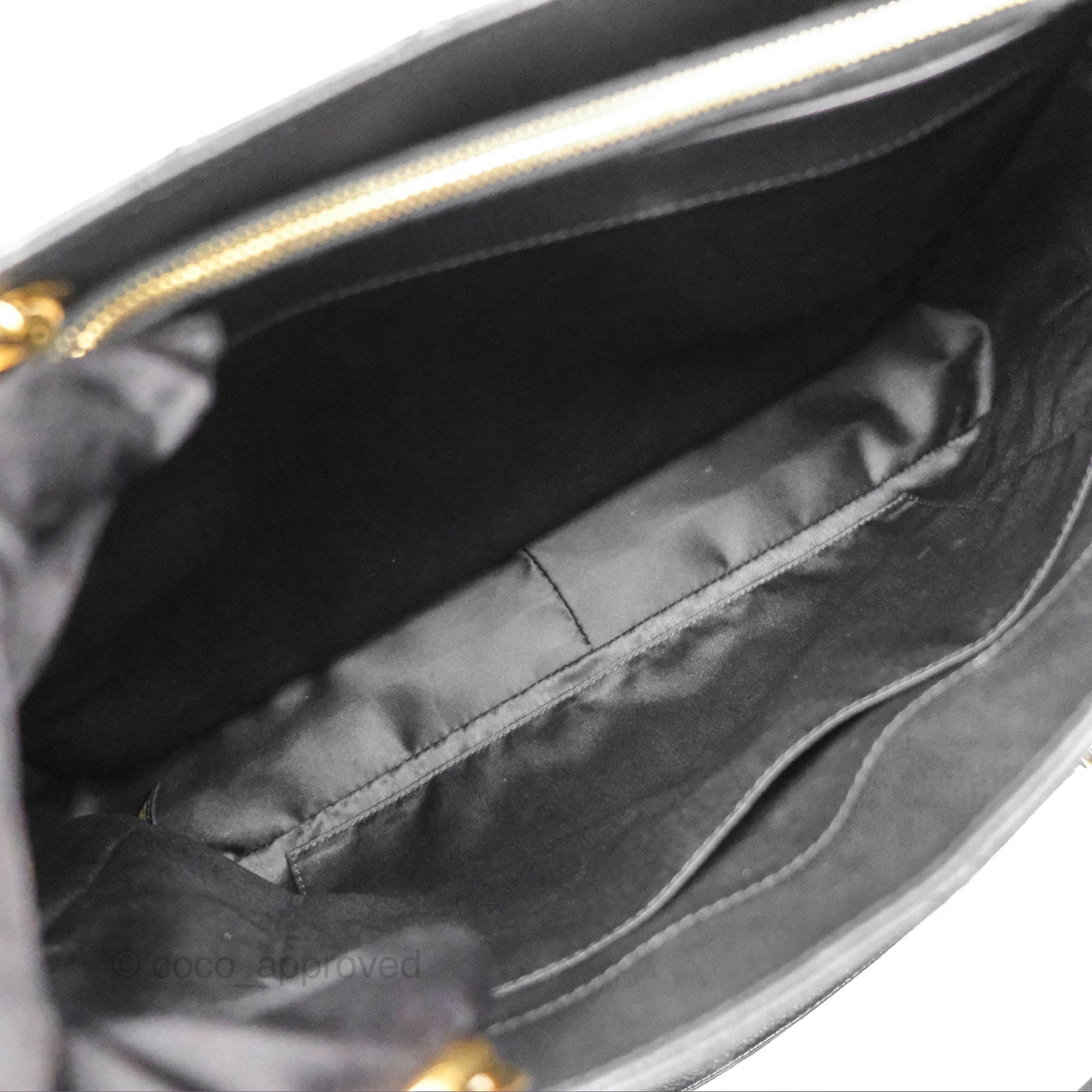 Chanel GST Black Caviar Gold Hardware
