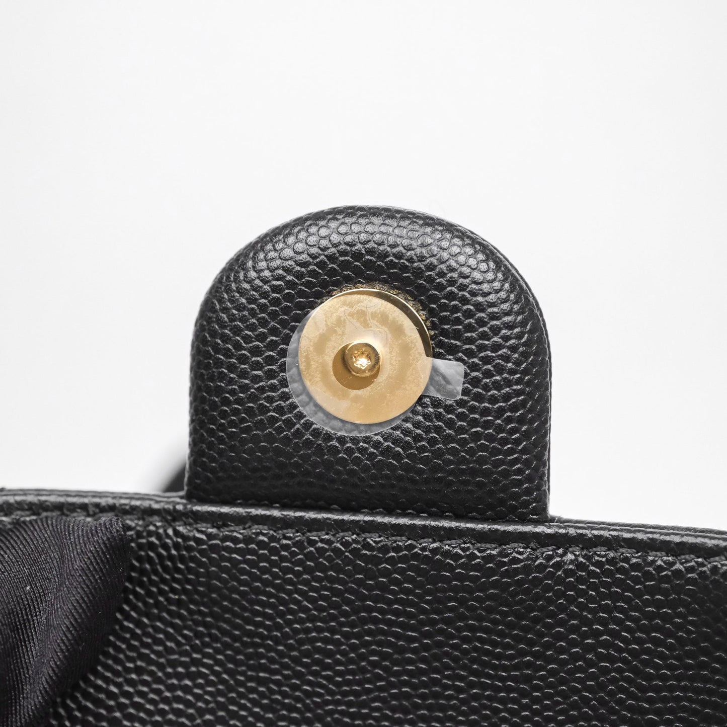 Chanel 25 Mini Bag Black Caviar Gold Hardware