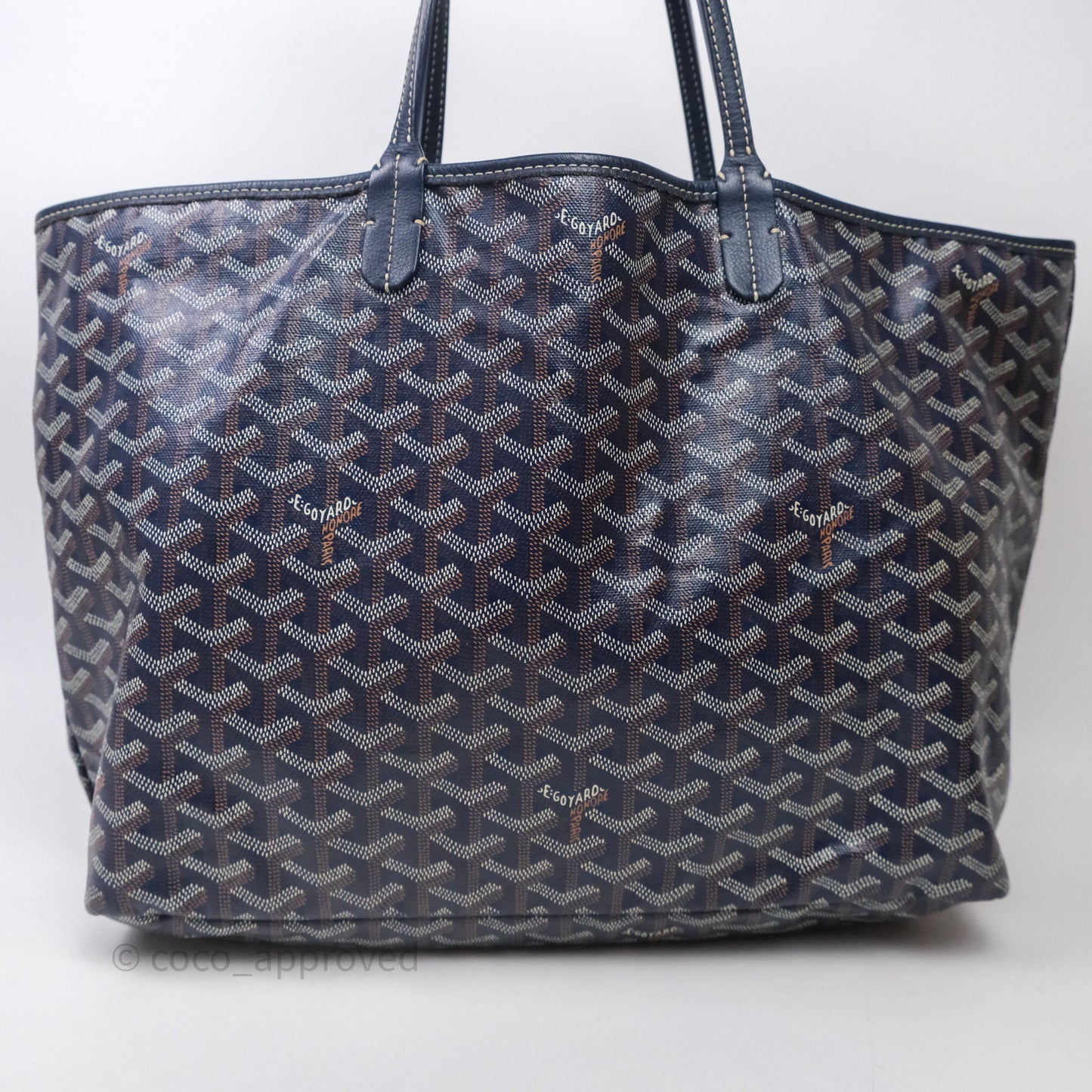 Goyard St Louis Tote PM Navy