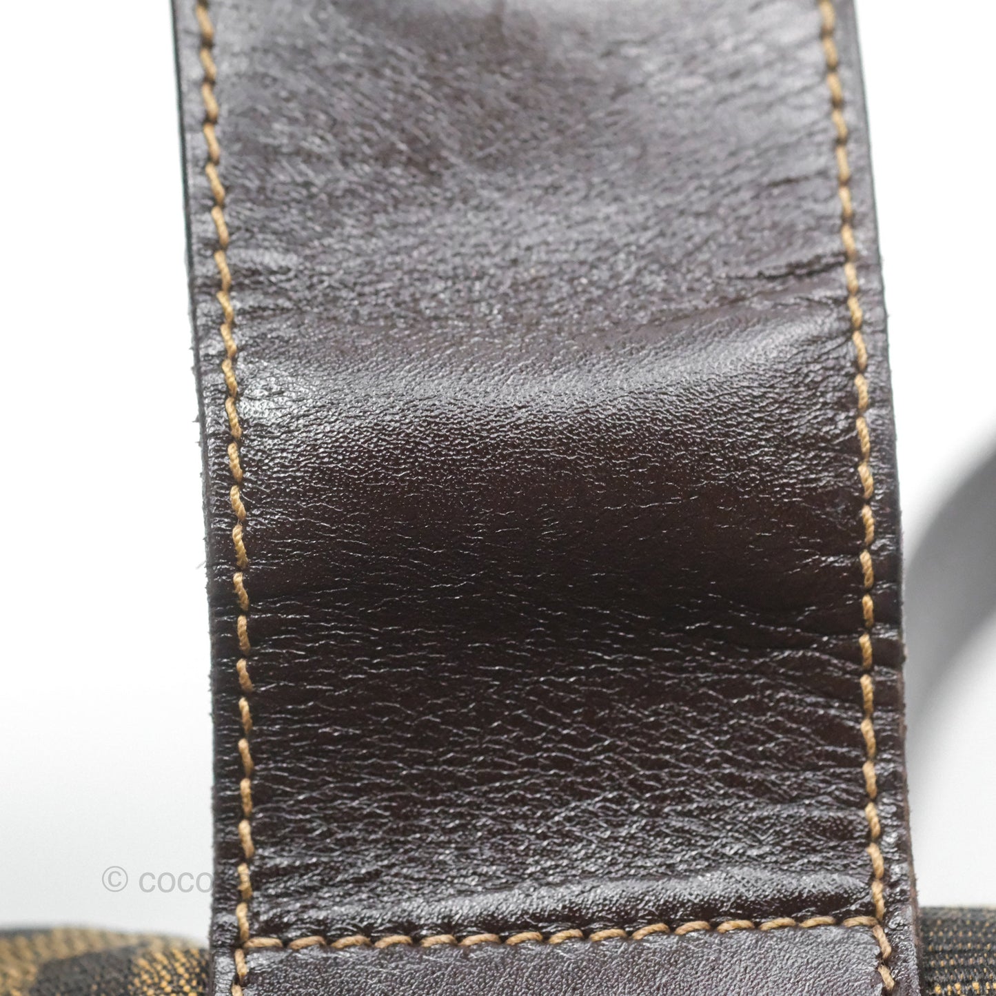 Fendi Vintage Zucca Hobo Shoulder Bag Brown