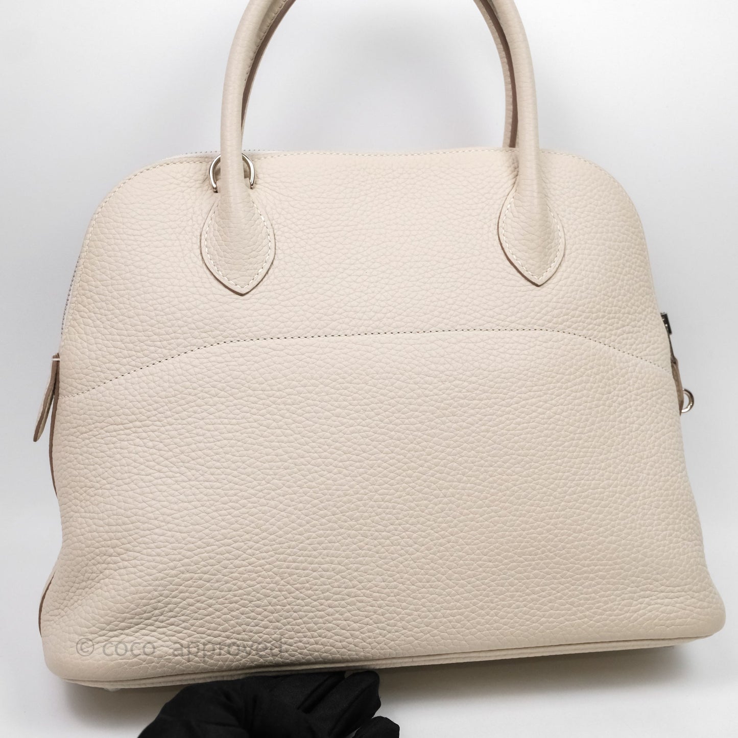 Hermes Bolide 31 Clemence Craie 10 Palladium Hardware