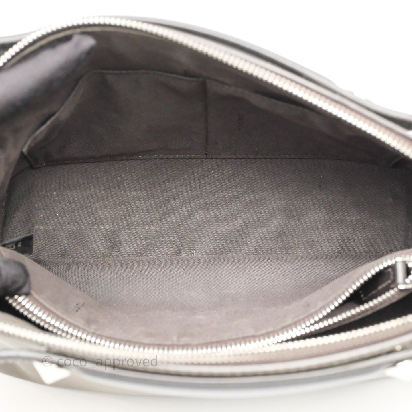 Fendi By The Way Medium Leather Satchel Dark Grey Bag