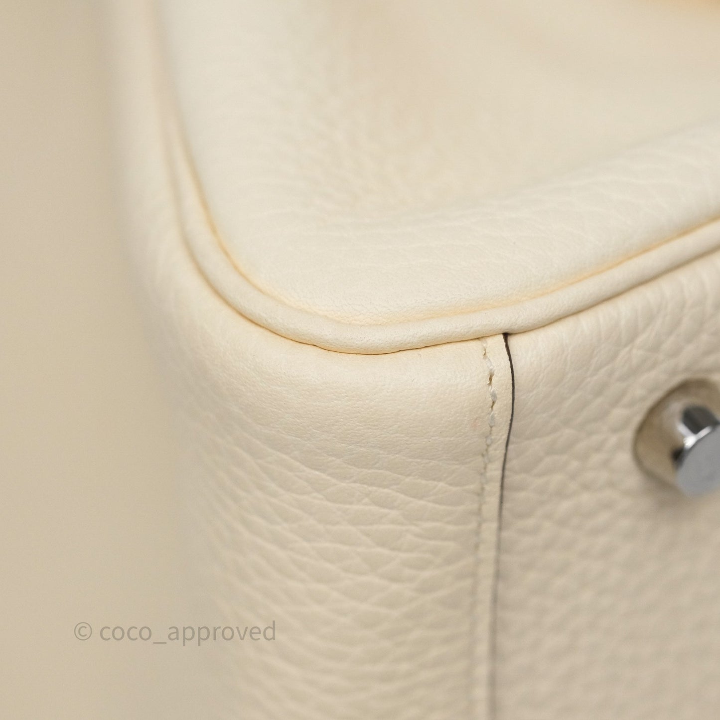 Hermès Lindy 30 Nata I2 Clemence Palladium Hardware