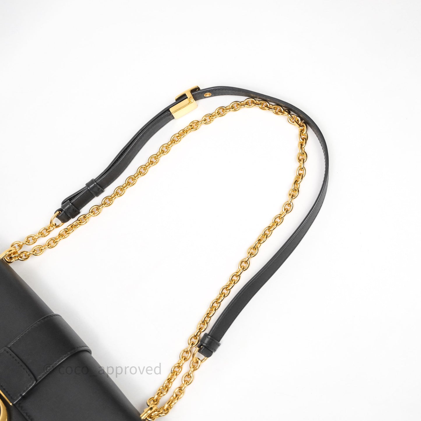 Christian Dior 30 Montaigne East-West Chain Bag Black