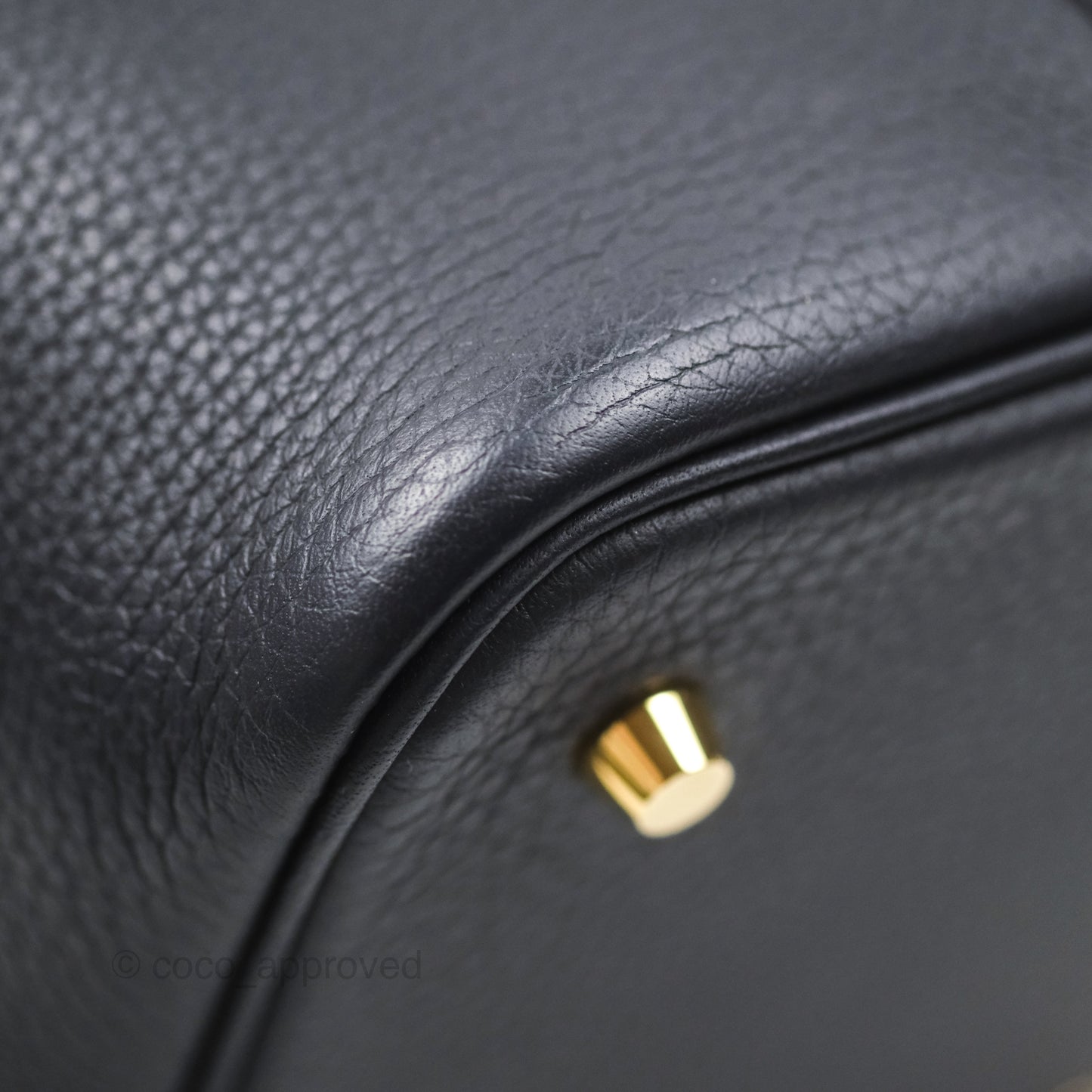 Hermès Picotin 22 Caban 3Y Clemence Gold Hardware