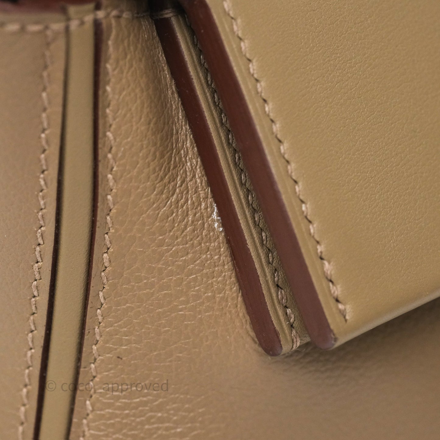 Hermès 24/24 21 Mini Etoupe 18 Evercolor/ Swift Palladium Hardware