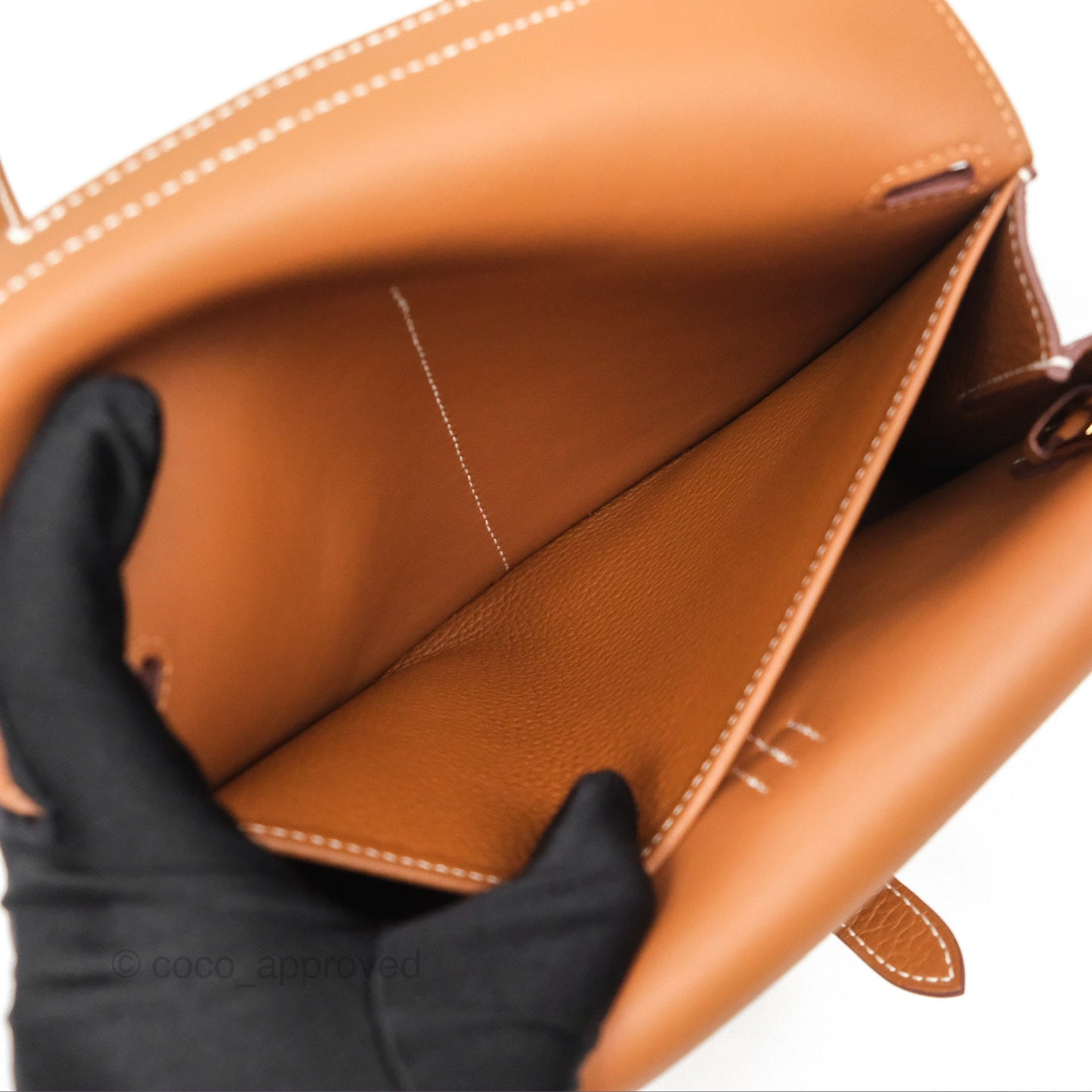 Hermès Halzan 25 Gold Clemence Gold Hardware
