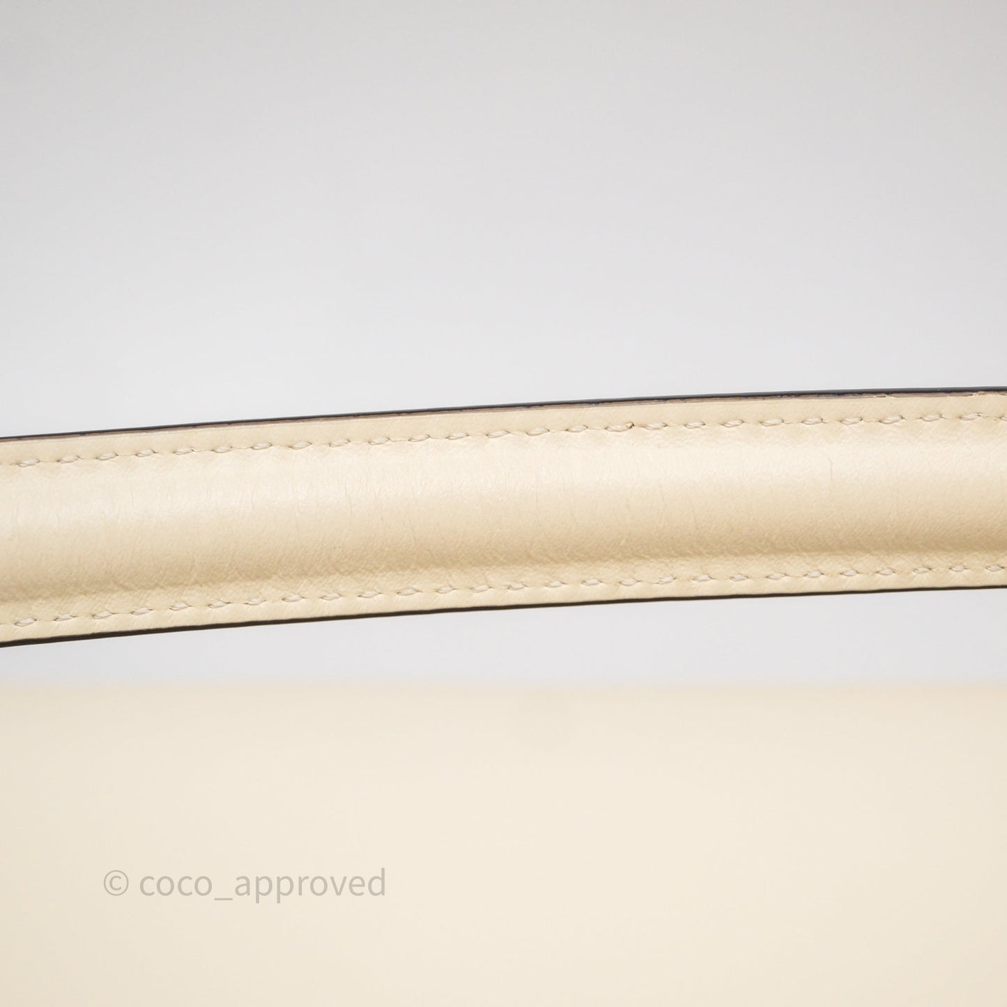 Fendi Braided Leather Baguette Bag Ivory Gold Hardware