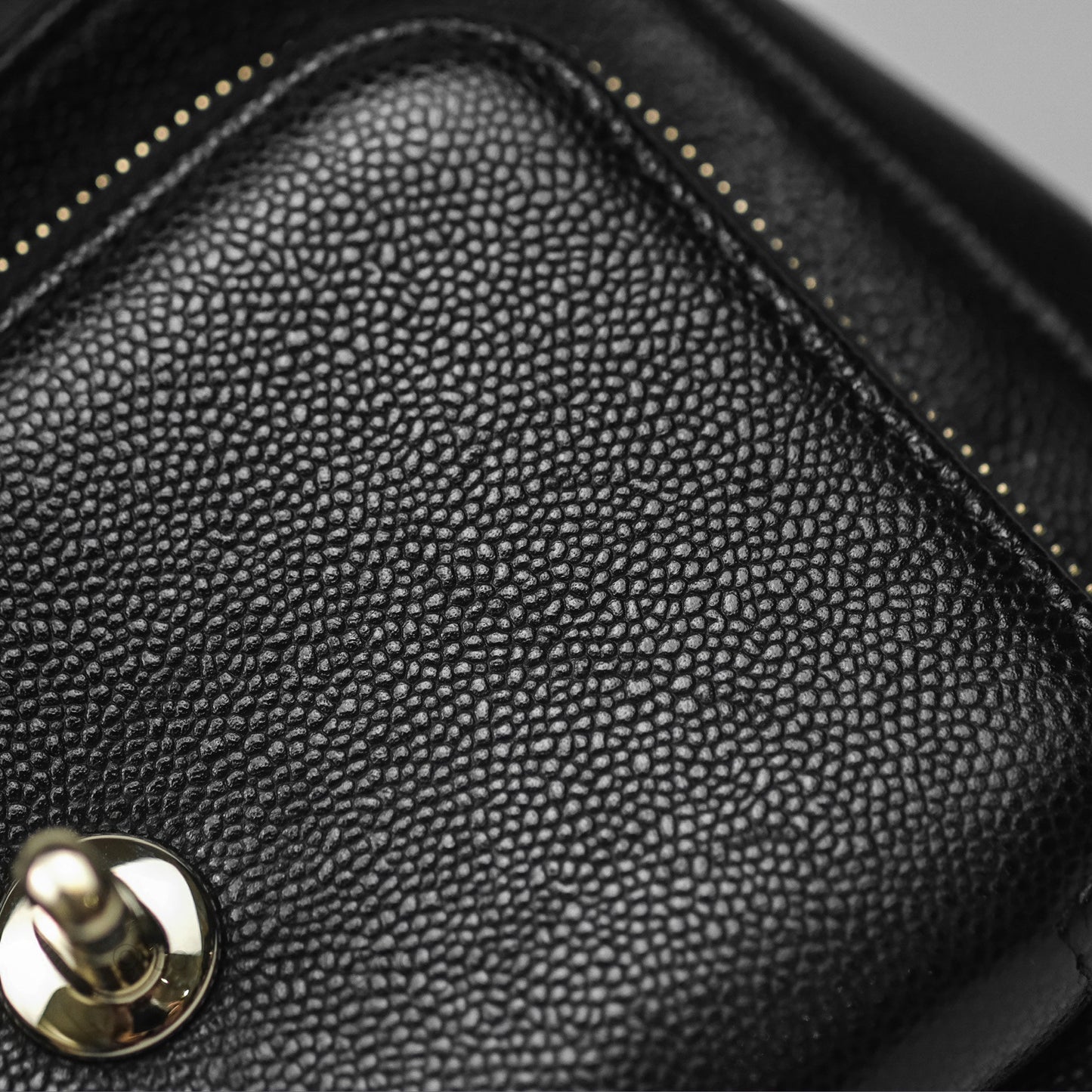Chanel Quilted Small Business Affinity Flap Black Caviar Gold Hardware
