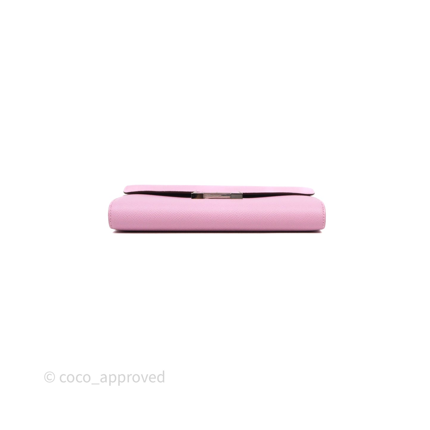 Hermès Constance To Go Wallet Mauve Sylvestre X9 Epsom Palladium hardware