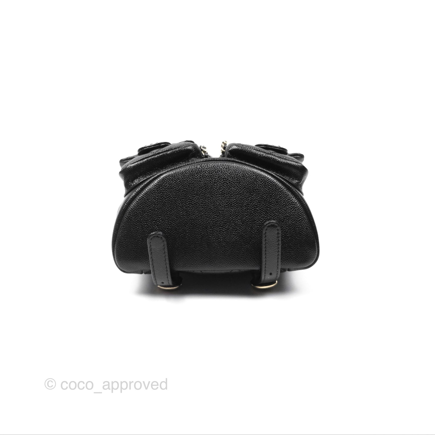 Chanel Duma Backpack Small Black Caviar Gold Hardware