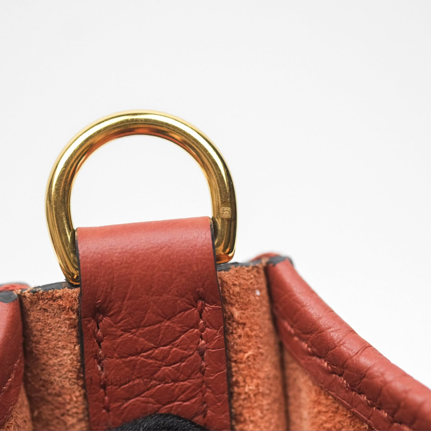 Hermès Mini Evelyne 16 Cuivre Clemence Gold Hardware