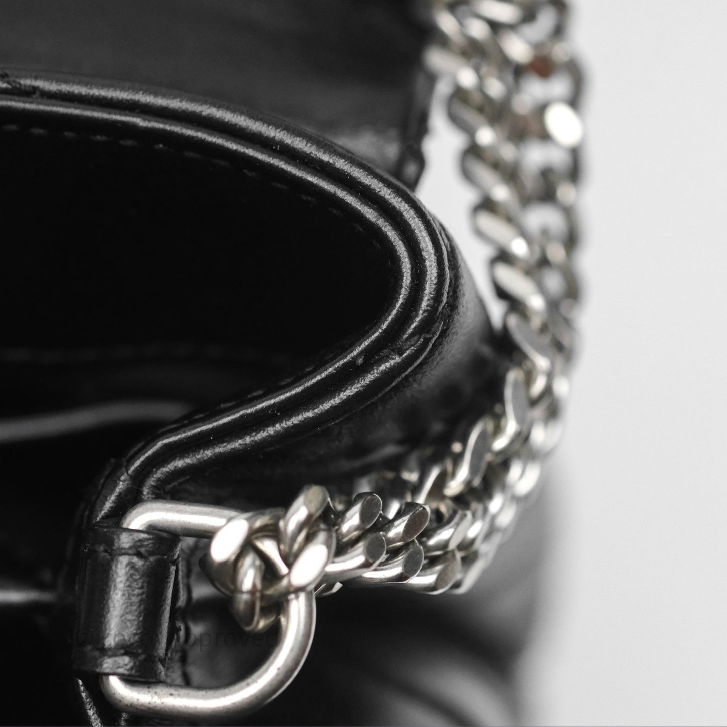 Saint Laurent Loulou Small Flap Bag Black Silver Hardware