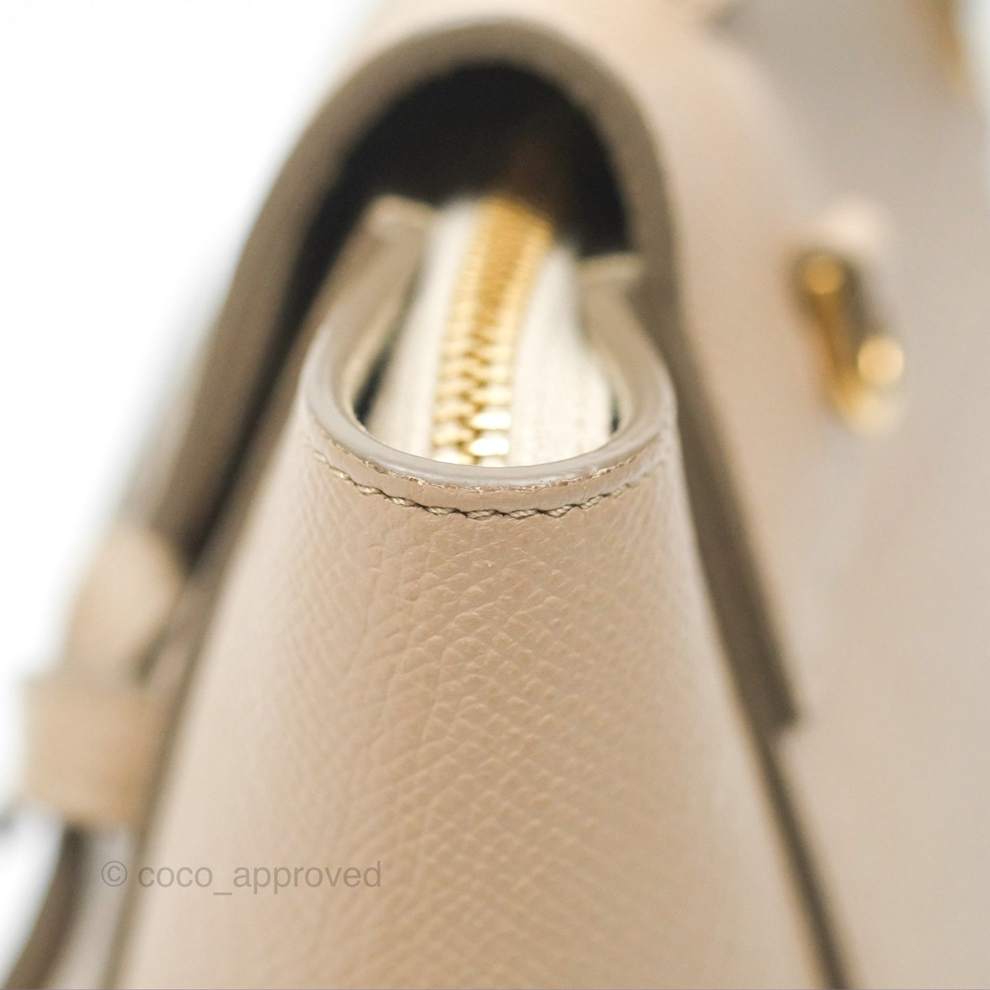 Celine Nano Belt Bag Light Taupe Grained Calfskin Gold Hardware