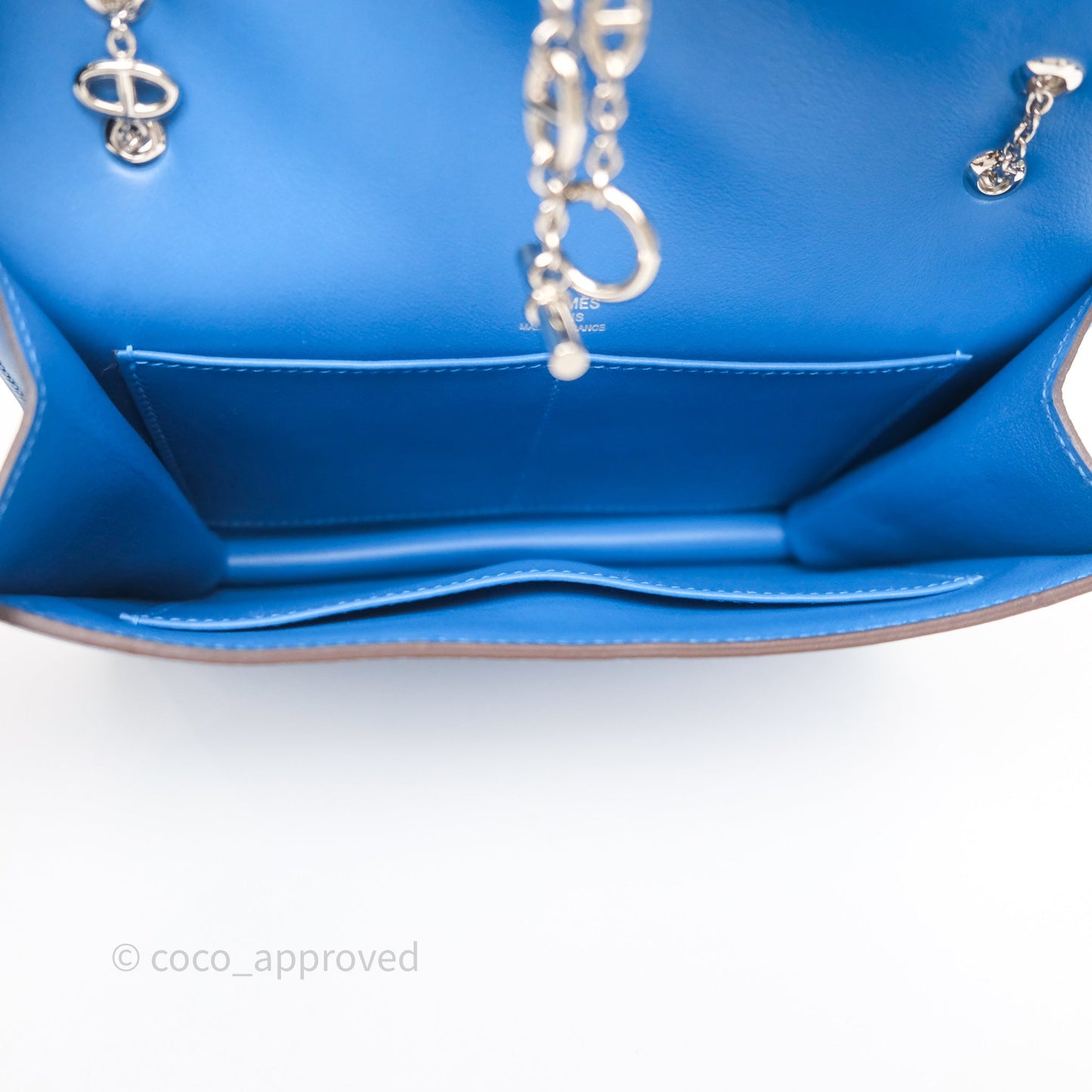 Hermès Catenina Bleu de Galice S7 Swift Palladium Hardware