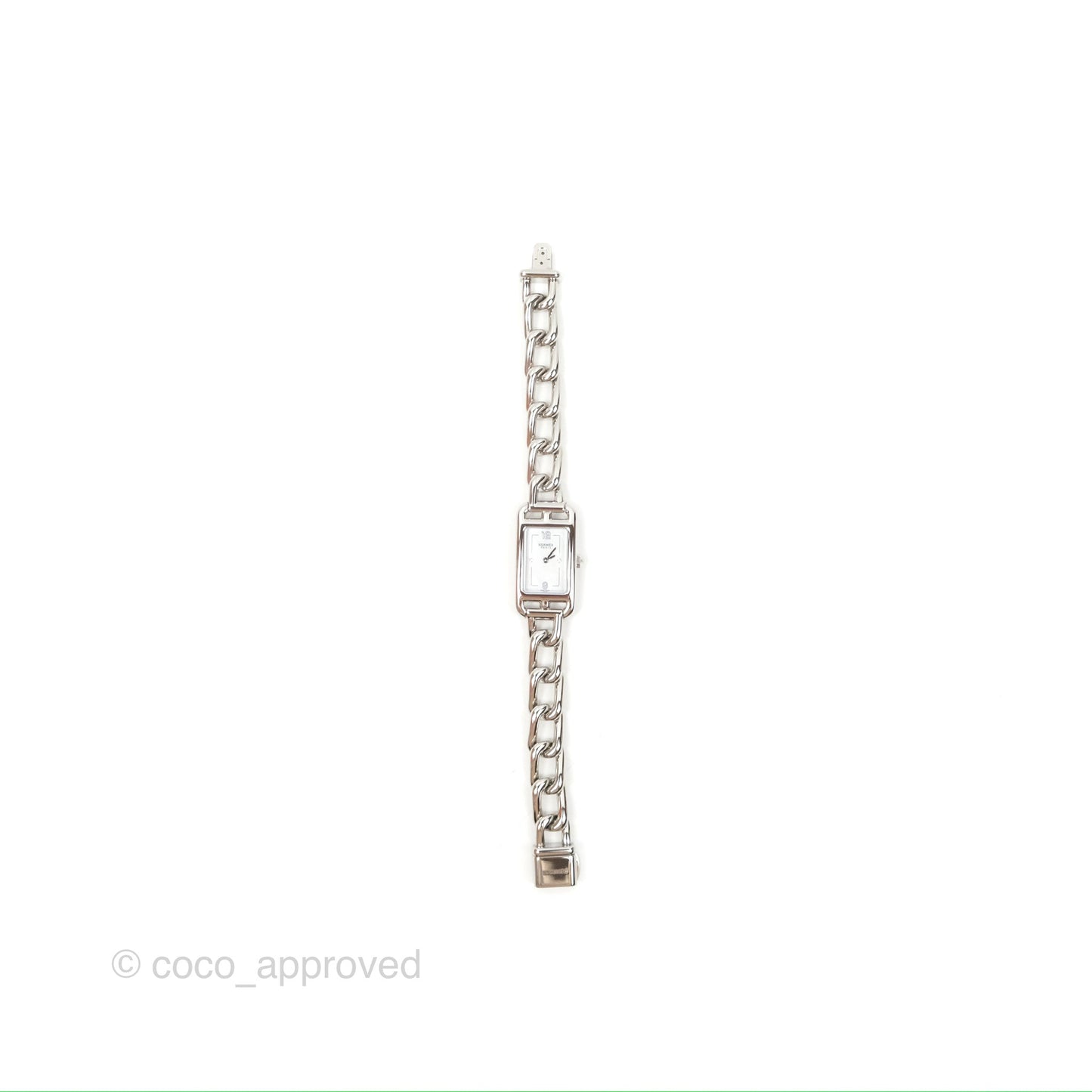 Hermès Nantucket Watch Steel Bracelet Palladium