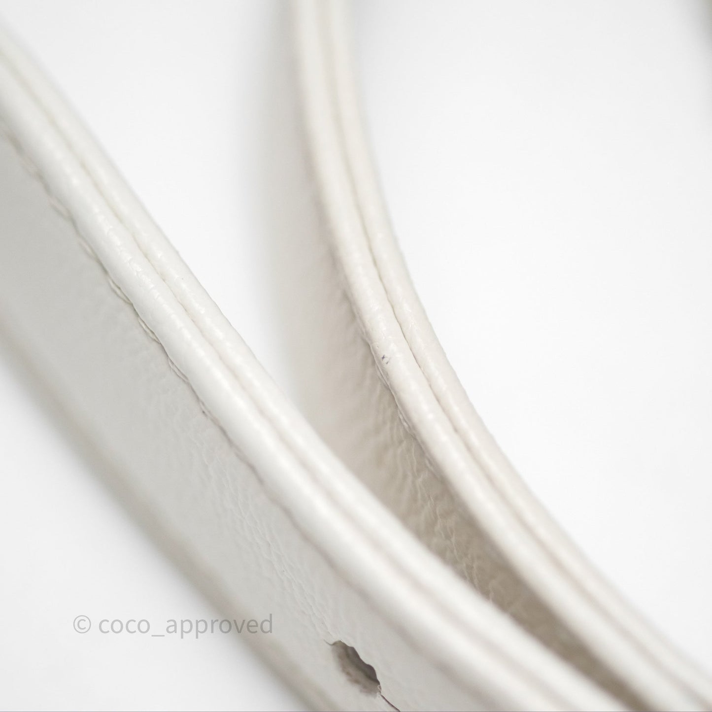 Chanel Small Gabrielle Hobo White Patent Goatskin Mixed Hardware