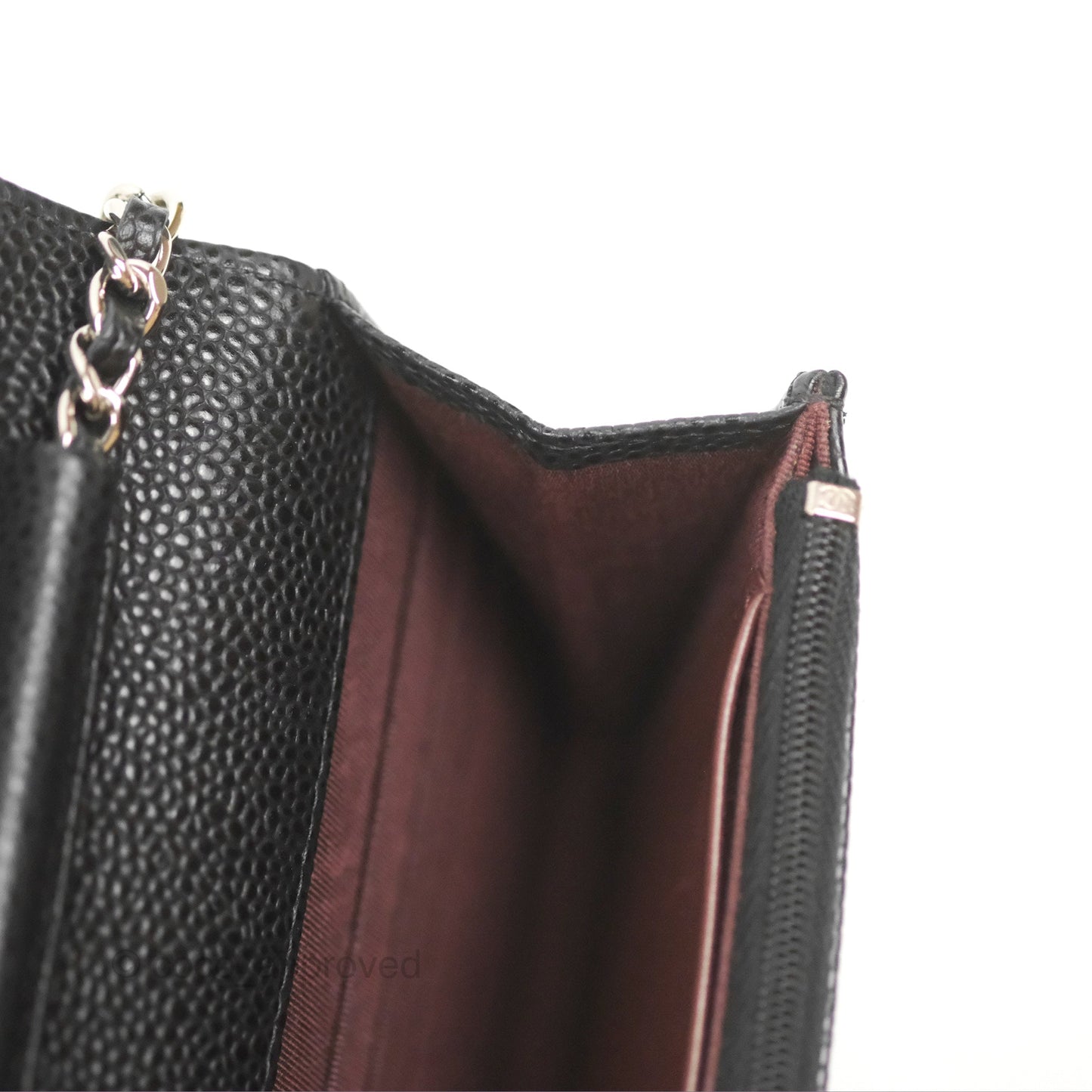 Chanel Quilted WOC Black Caviar Silver Hardware
