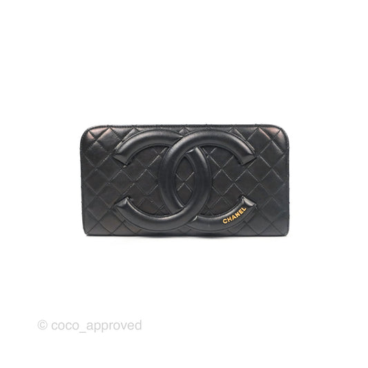 Chanel Coco Midnight Clutch Black Lambskin Gold Hardware
