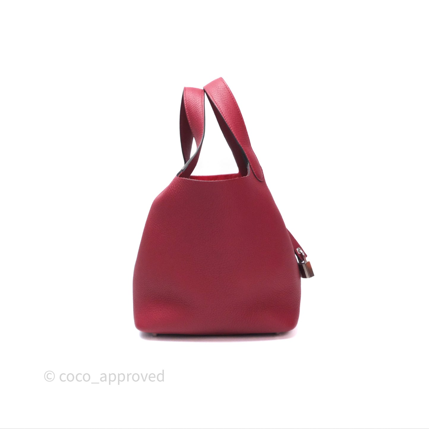 Hermès Picotin Lock 18 Rouge Grenat K1 Clemence Palladium Hardware