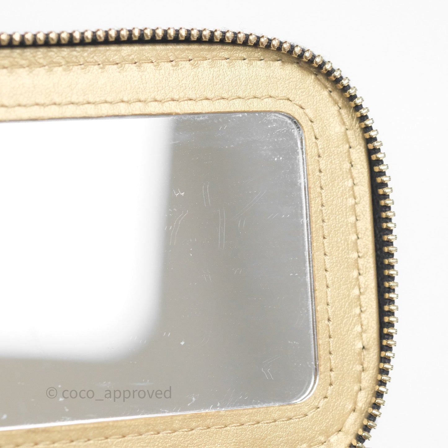 Chanel Mini Ball Crush Vanity With Chain Black Lambskin Gold Hardware