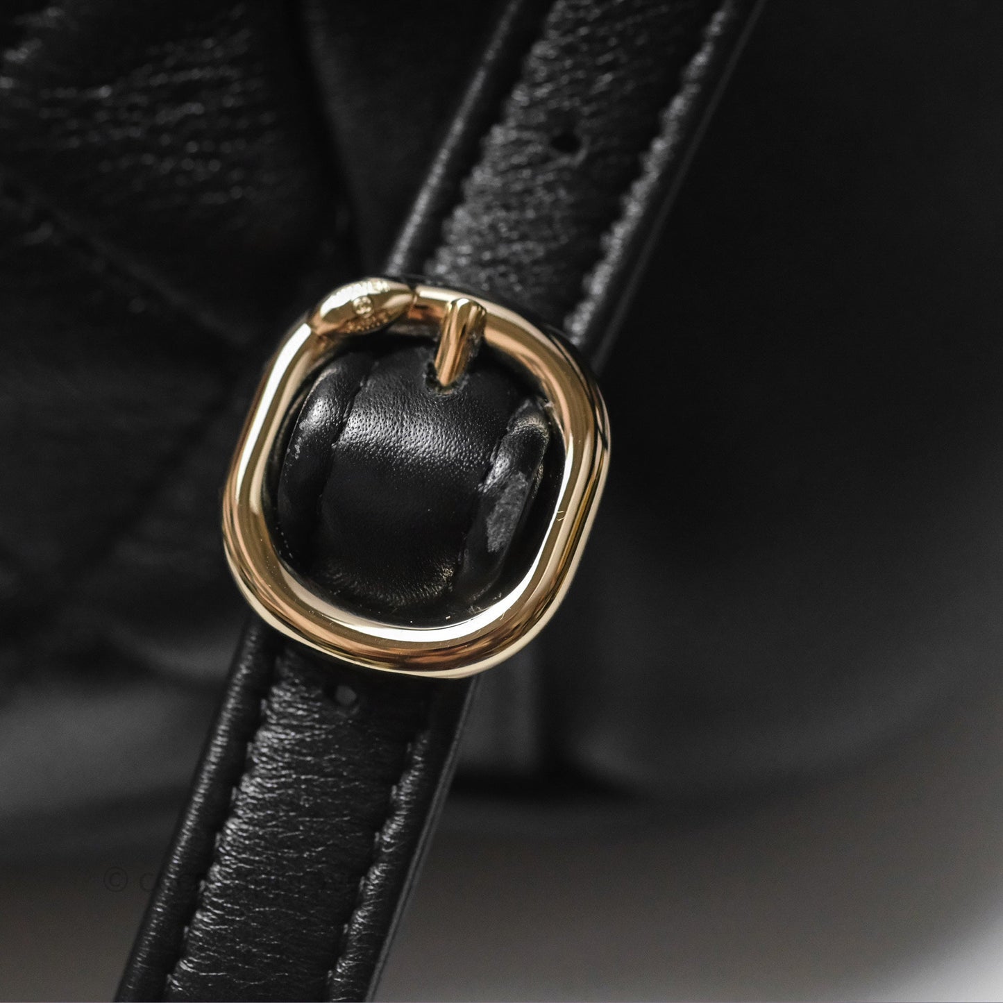 Chanel Quilted Large Duma Drawstring Backpack Black Lambskin Gold Hardware