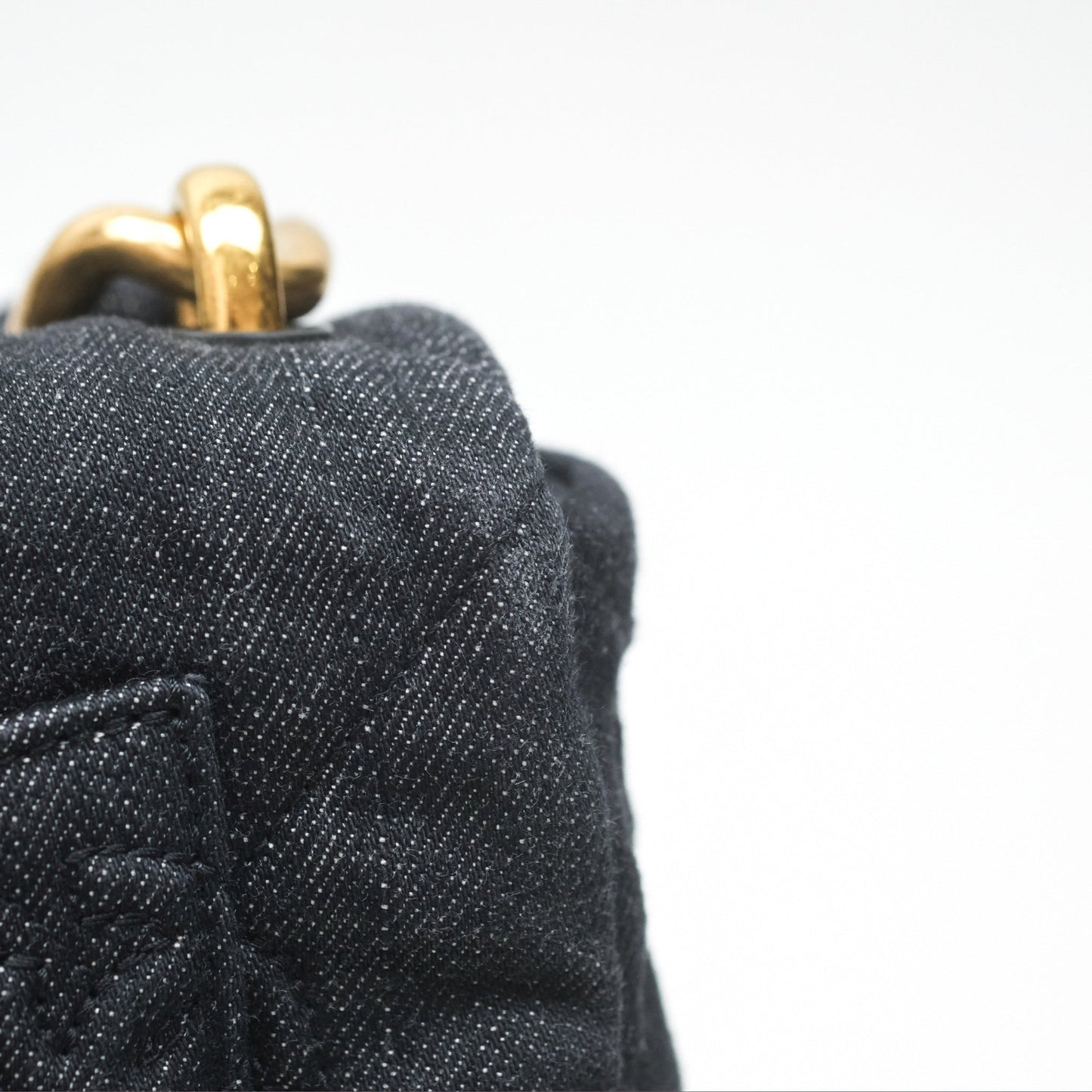 Chanel Medium Funky Town Flap Denim Aged Gold Hardware 22S
