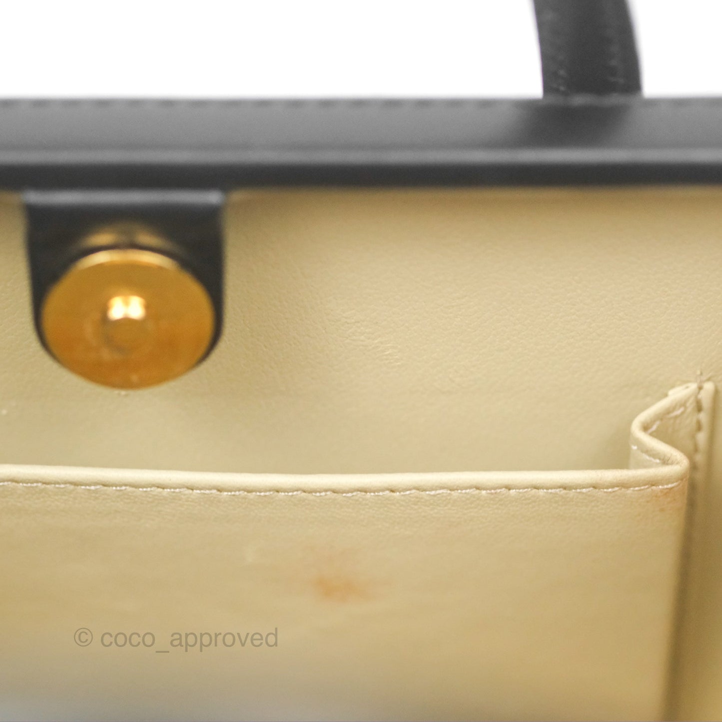 Loewe Vintage Small Postal Handle Bag Black Leather