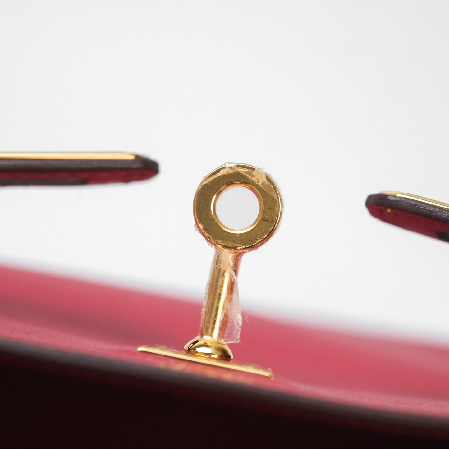 Hermès Kelly II 25 Retourne Swift Rouge Piment 5X Gold Hardware