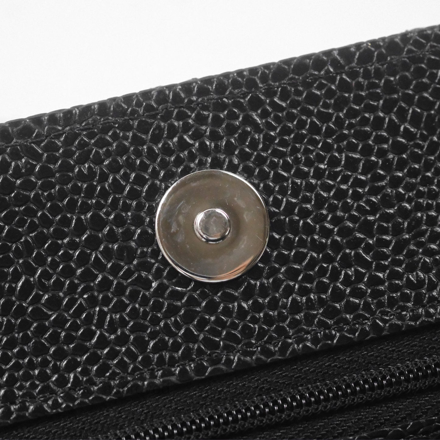 Chanel Quilted Classic WOC Black Caviar Silver Hardware