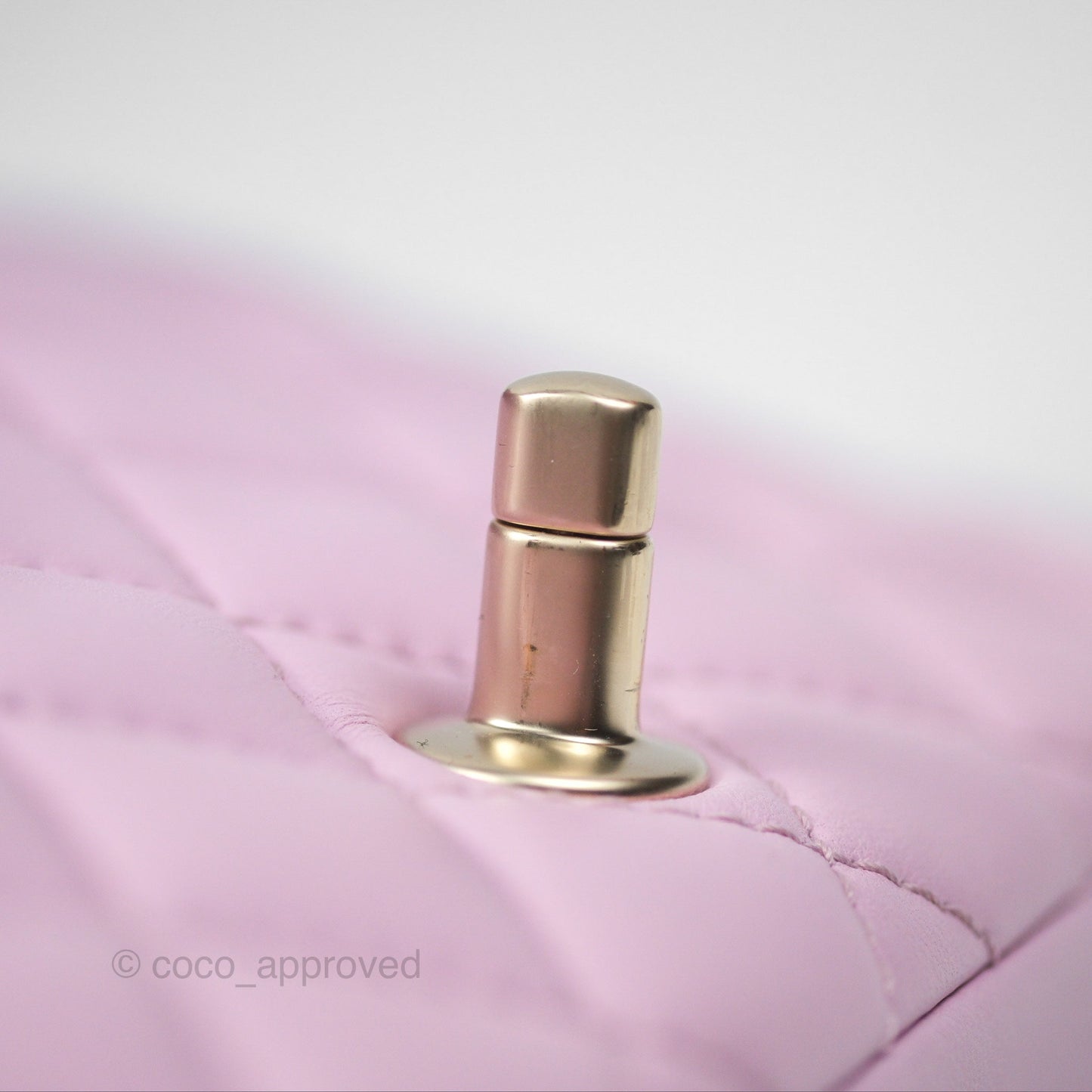 Chanel Quilted Flap Bag Pink Lambskin Aged Gold Hardware
