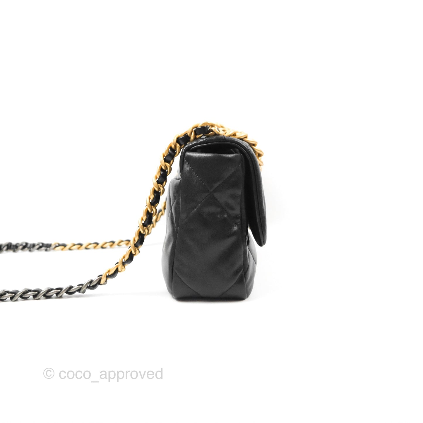 Chanel 19 Small Black Mixed Hardware