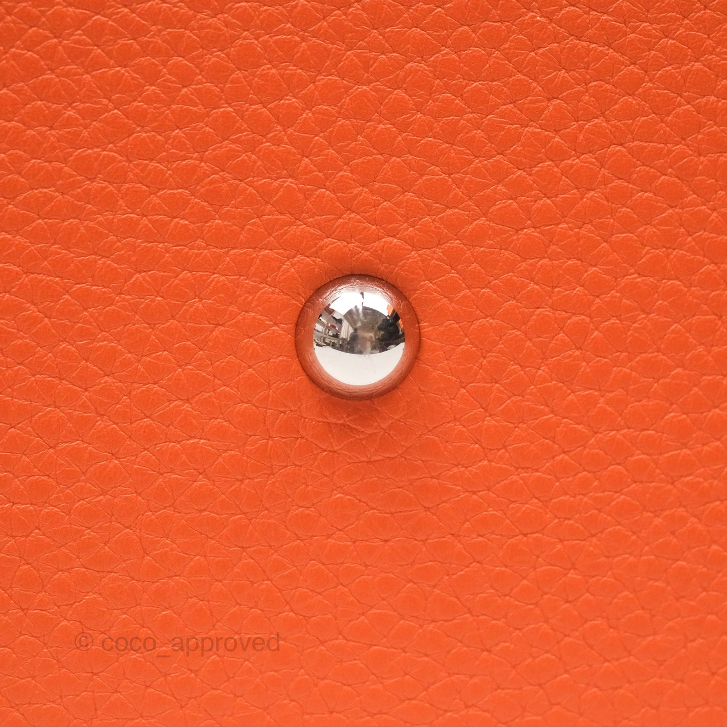 Hermès Bolide 31 Orange H Clemence Palladium Hardware