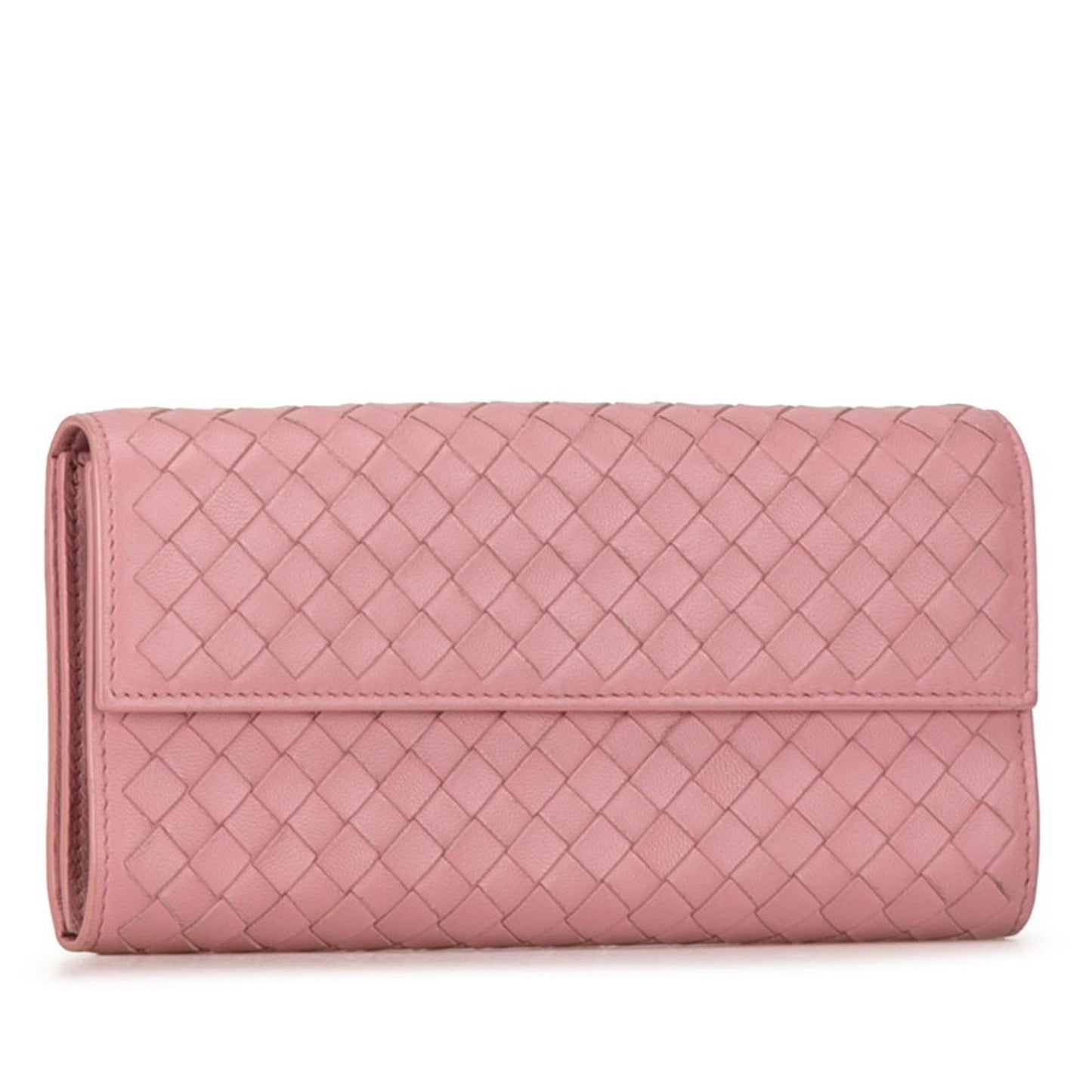 Luxury Bottega Veneta  Leather Long Wallet (Bi-Fold) ()