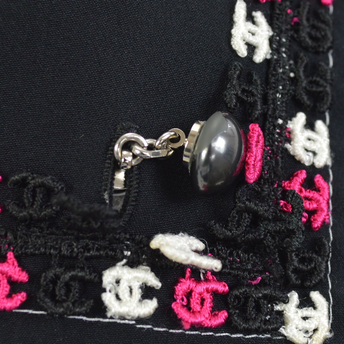 Luxury Chanel 2004 Fall CC embroidered slim-fit shirt #36