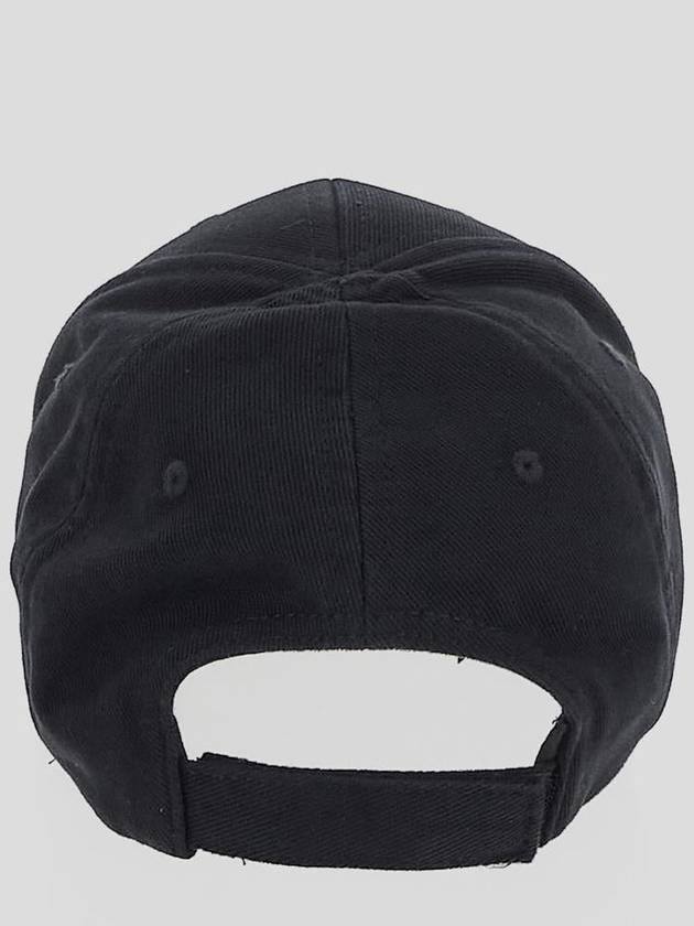 Luxury Balenciaga Political Stencil Ball Cap Black