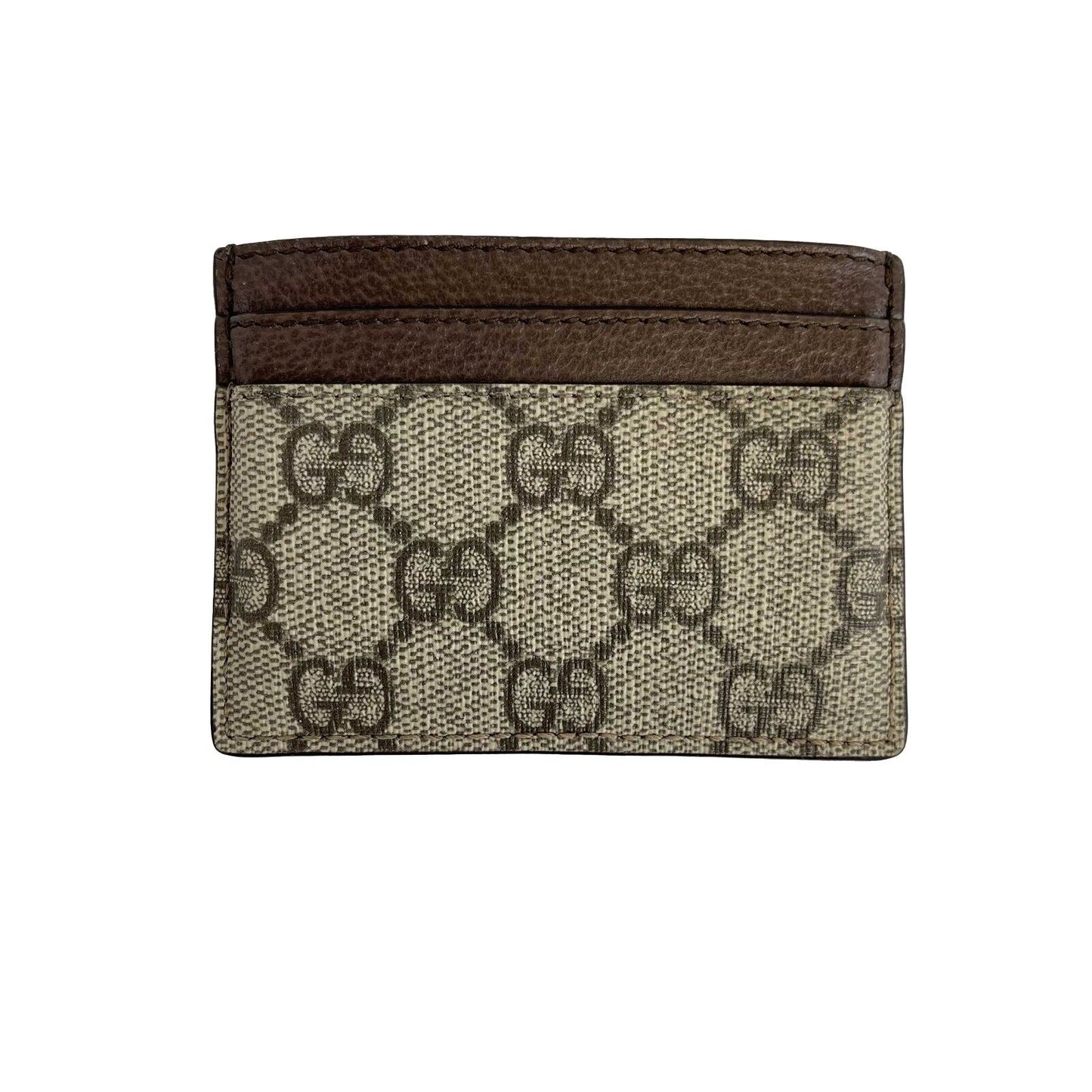 Luxury Gucci - Ophidia GG Brown Card Case - Full Kit