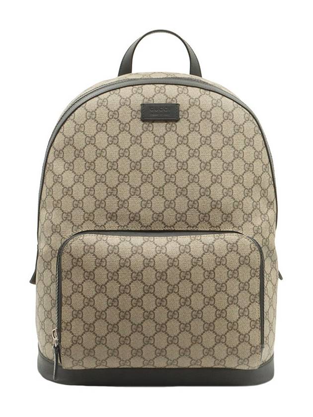 Luxury Gucci Trending 2025 GG Supreme Canvas Black Trim Eden Backpack 406370