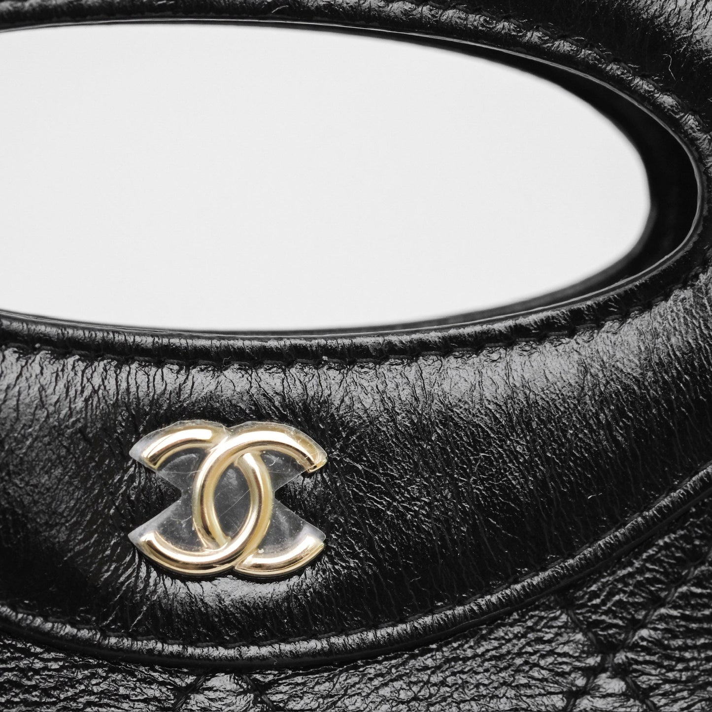 Chanel Nano 31 Black Shiny Calfskin Gold Hardware