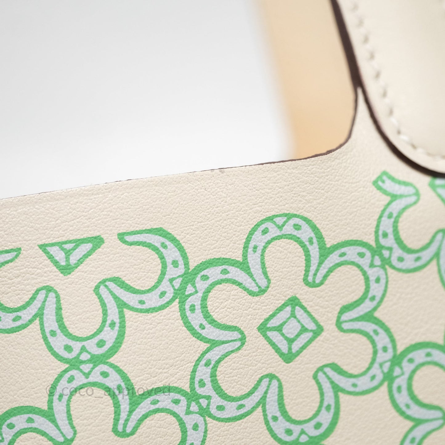 Hermès Micro Picotin 14 Lucky Daisy Nata I2 Vert Swift Palladium Hardware