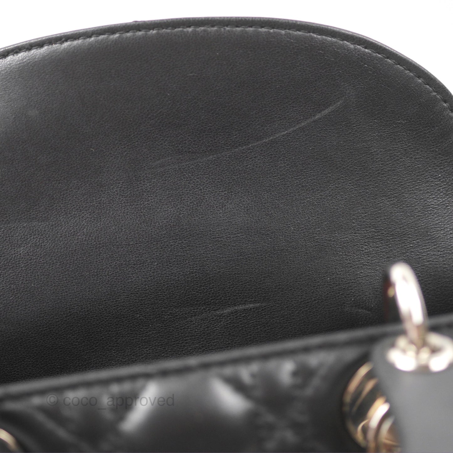 Christian Dior My ABCDior Lady Dior Bag Cannage Lambskin Black Gold Hardware