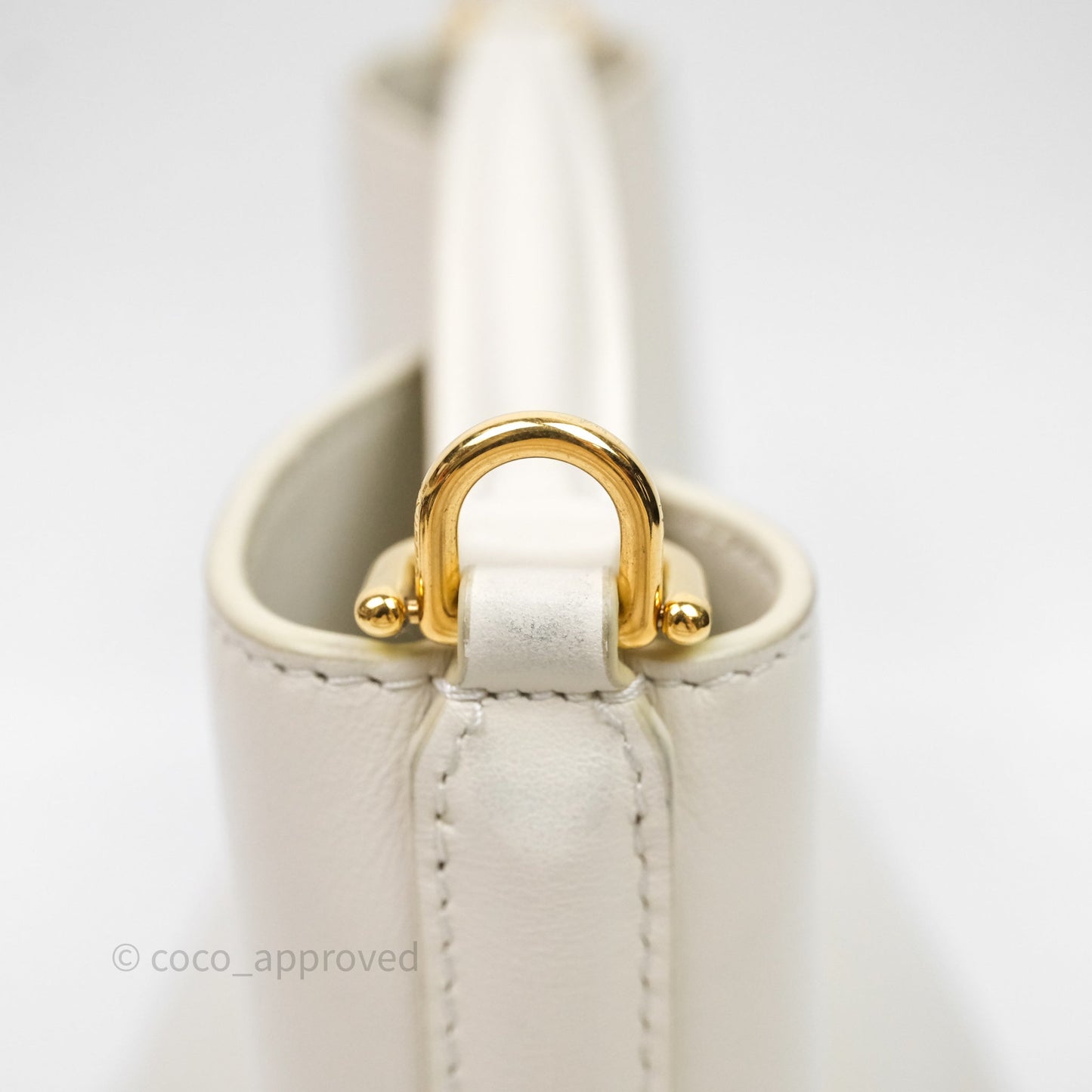 Celine Teen Bucket 16 Bag Ivory White Calfskin