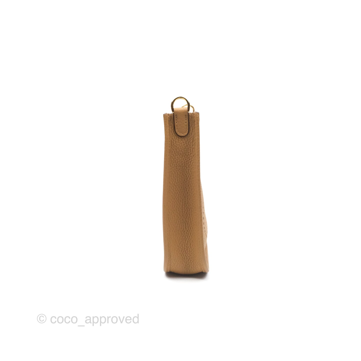 Hermès Mini Evelyne 16 Biscuit 48 Clemence Gold Hardware