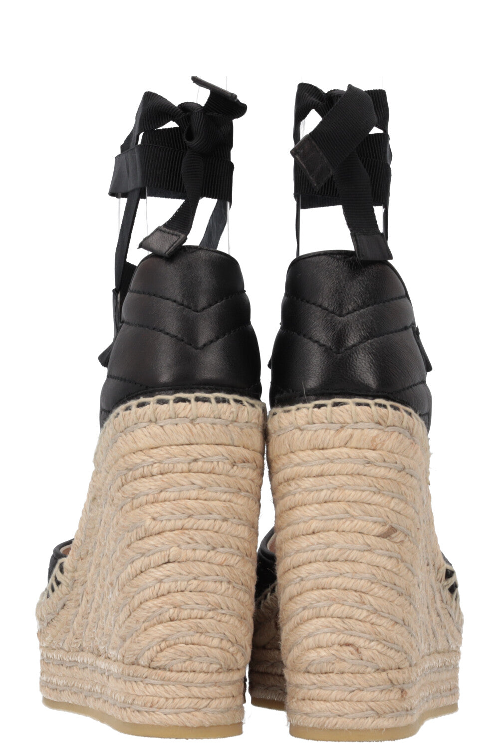 Luxury Gucci Trending 2025 Espadrilles Leather Black