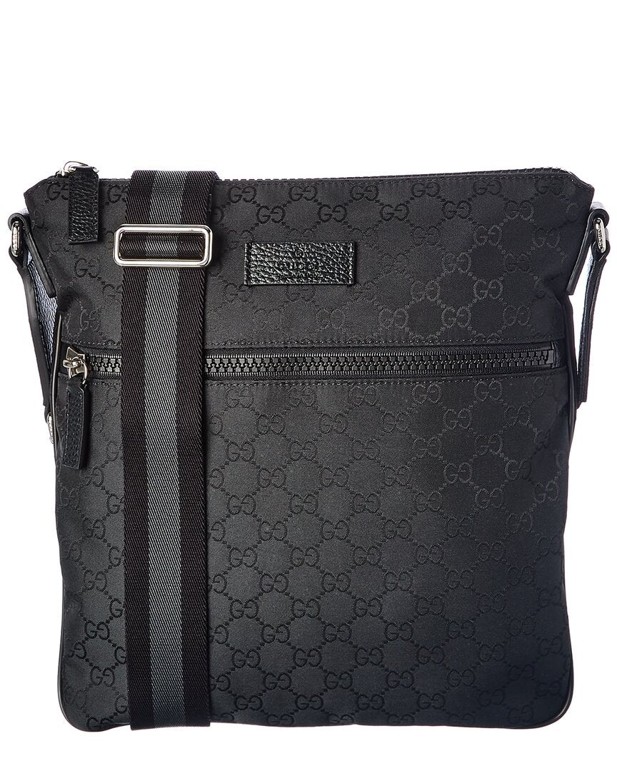 Luxury Gucci Trending 2025 GG Nylon Messenger Bag