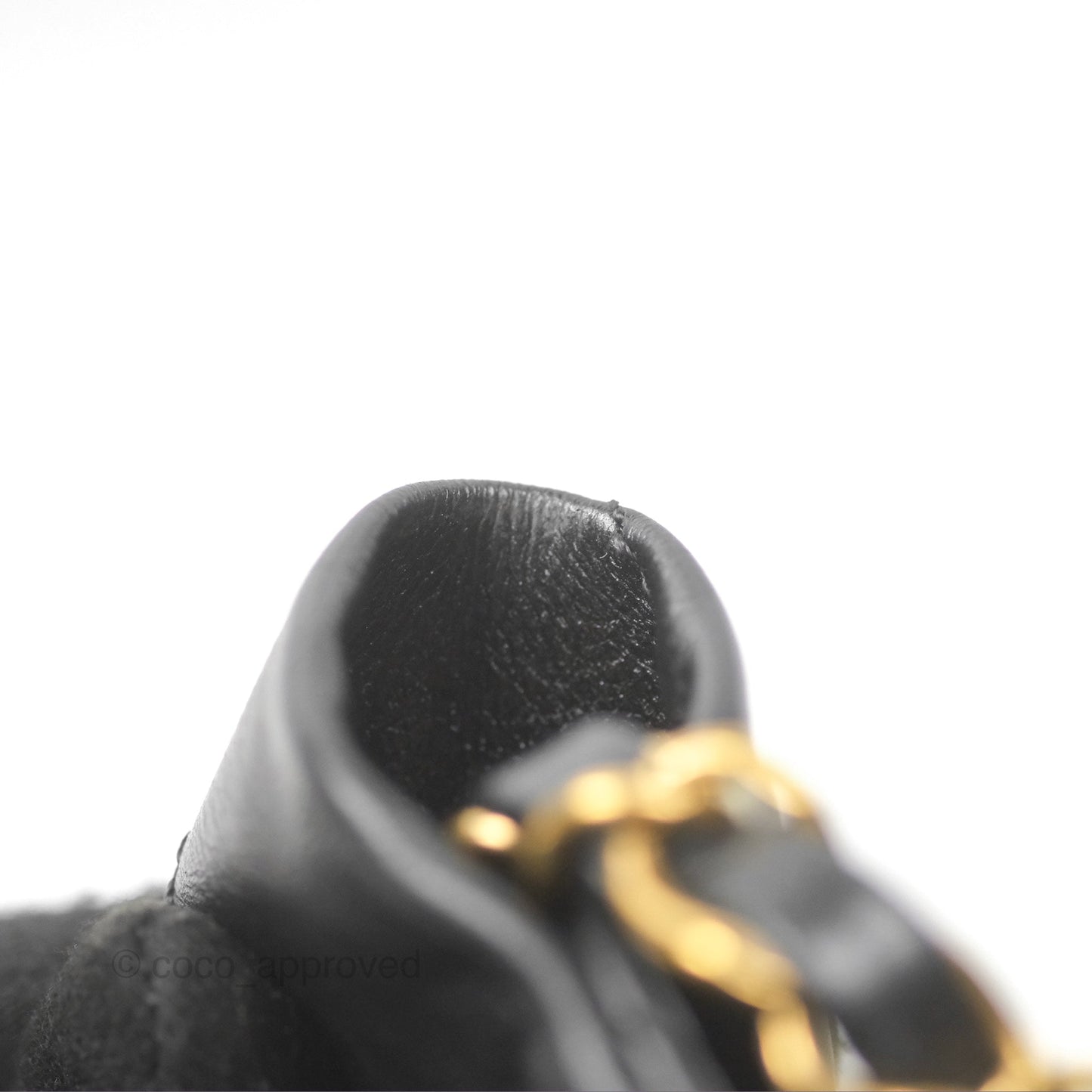 Chanel 22 Small Black Aged Calfskin Aged Gold Hardware