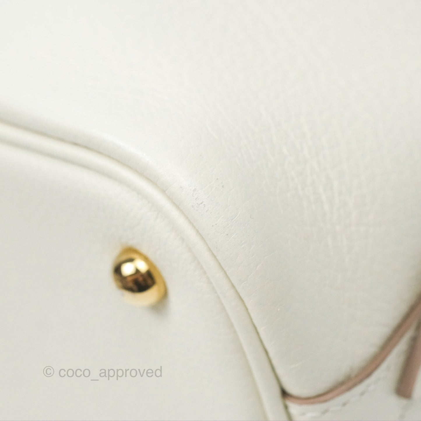 Hermès Bolide 1923 25 Mushroom 0T/Biscuit 48 Evercolor Gold Hardware